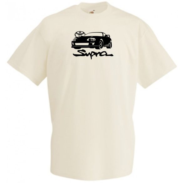 Autó fan Toyota Supra minima férfi rövid ujjú póló