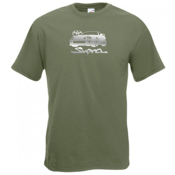 Autó fan Toyota Supra minima férfi rövid ujjú póló