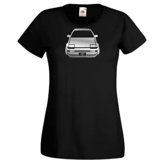Autó fan AE86 minima női rövid ujjú póló