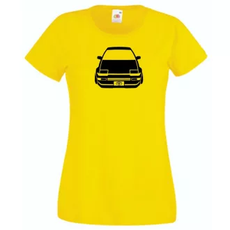 Autó fan AE86 minima női rövid ujjú póló