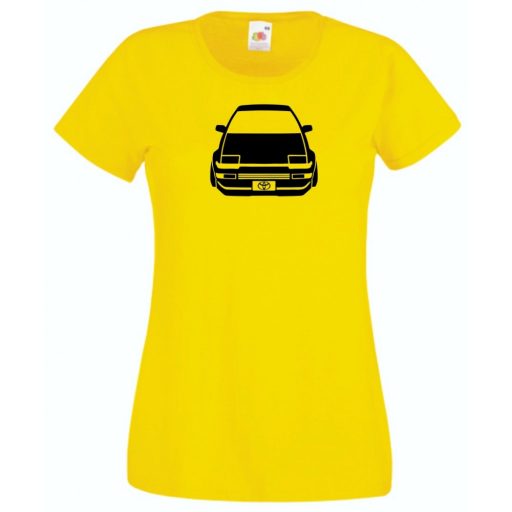 Autó fan AE86 minima női rövid ujjú póló
