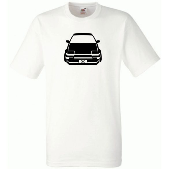 Autó fan Toyota AE86 minima férfi rövid ujjú póló