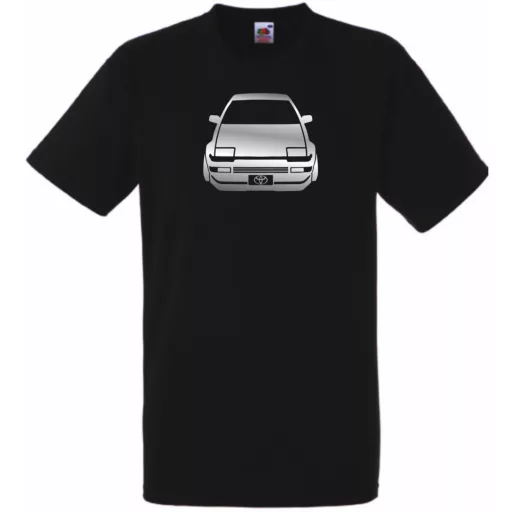 Autó fan Toyota AE86 minima férfi rövid ujjú póló