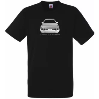 Autó fan De Lorean DMC minima férfi rövid ujjú póló