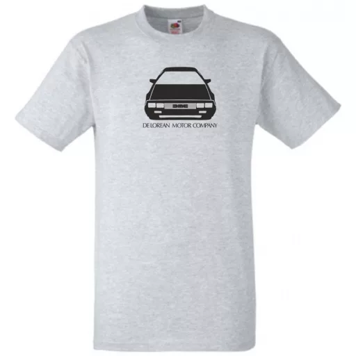 Autó fan De Lorean DMC minima férfi rövid ujjú póló