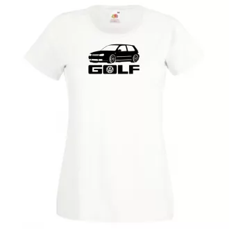 Autó fan Golf minima női rövid ujjú póló