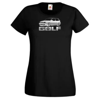 Autó fan Golf minima női rövid ujjú póló