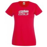 Autó fan Golf minima női rövid ujjú póló