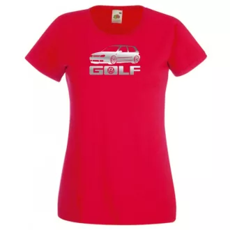 Autó fan Golf minima női rövid ujjú póló