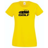 Autó fan Golf minima női rövid ujjú póló