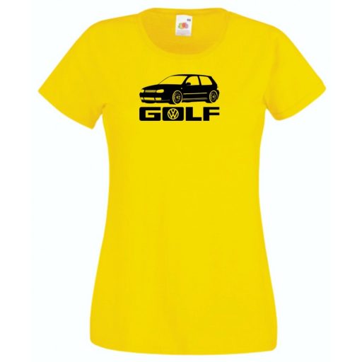 Autó fan Golf minima női rövid ujjú póló