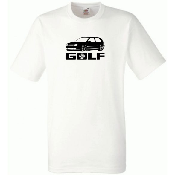 Autó fan Volkswagen Golf minima férfi rövid ujjú póló