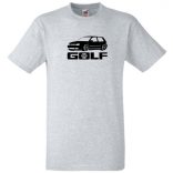 Autó fan Volkswagen Golf minima férfi rövid ujjú póló