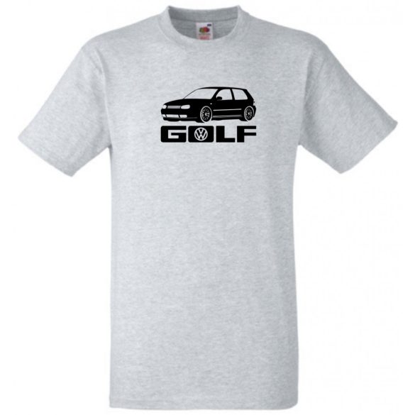 Autó fan Volkswagen Golf minima férfi rövid ujjú póló
