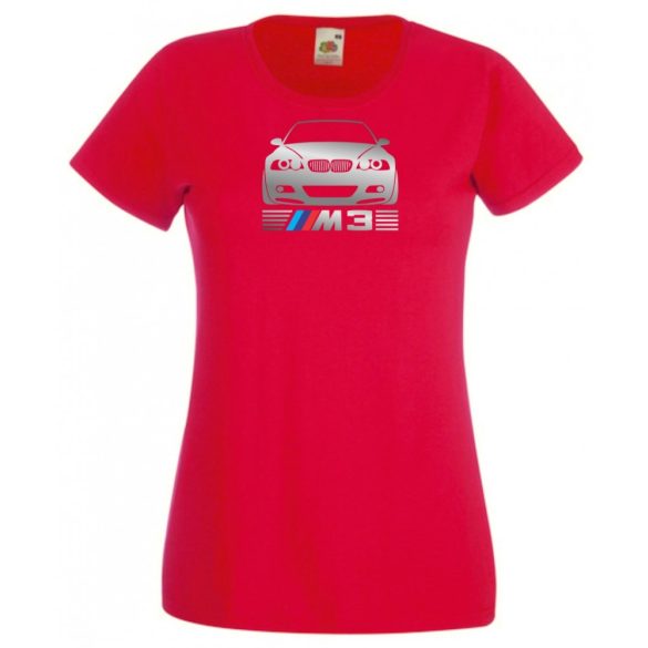 Autó fan E46 M3 minima női rövid ujjú póló