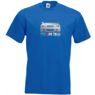 Autó fan BMW E46 M3 minima férfi rövid ujjú póló