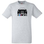 Autó fan BMW E46 M3 minima férfi rövid ujjú póló