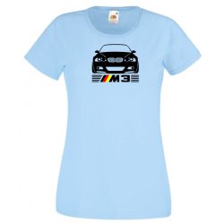 Autó fan E46 M3 minima női rövid ujjú póló