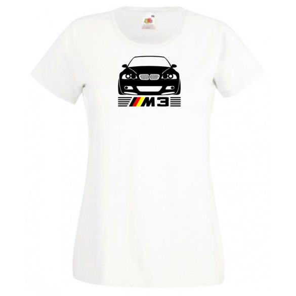 Autó fan E46 M3 minima női rövid ujjú póló