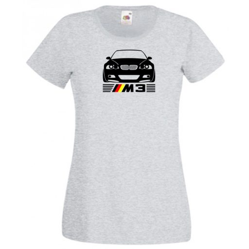 Autó fan E46 M3 minima női rövid ujjú póló