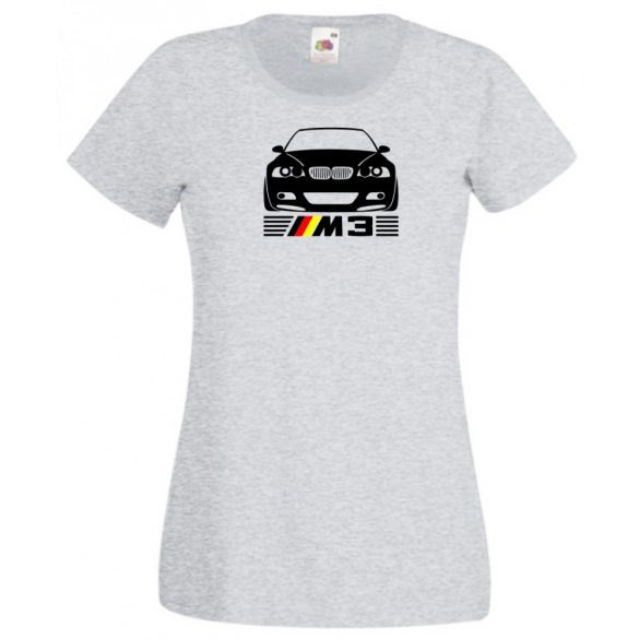 Autó fan E46 M3 minima női rövid ujjú póló