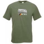 Autó fan E46 M3 minima férfi rövid ujjú póló