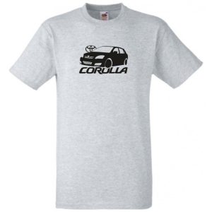 Autó fan Toyota Corolla minima férfi rövid ujjú póló
