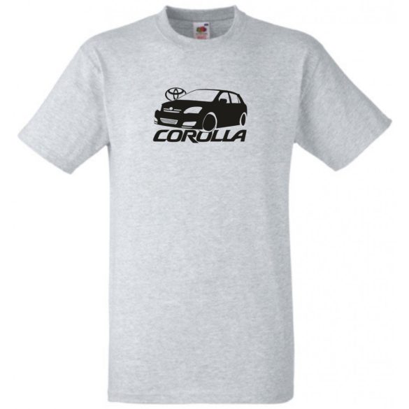 Autó fan Toyota Corolla minima férfi rövid ujjú póló