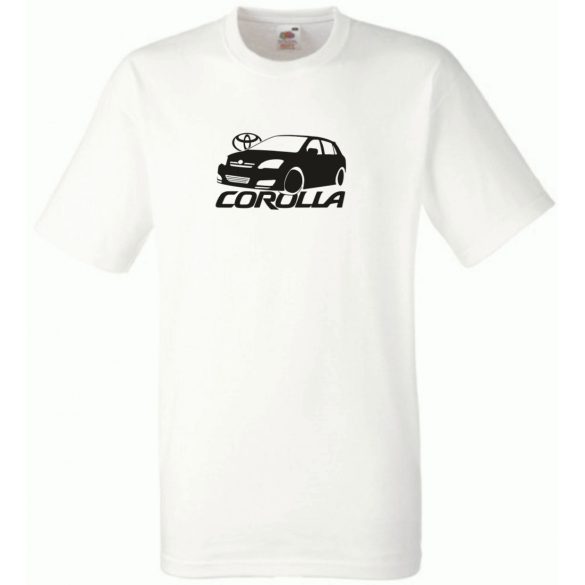 Autó fan Toyota Corolla minima férfi rövid ujjú póló