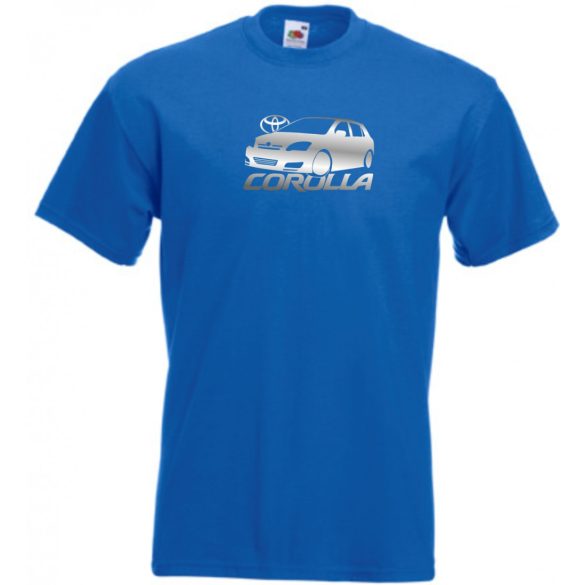 Autó fan Toyota Corolla minima férfi rövid ujjú póló
