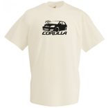 Autó fan Toyota Corolla minima férfi rövid ujjú póló