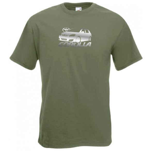 Autó fan Toyota Corolla minima férfi rövid ujjú póló