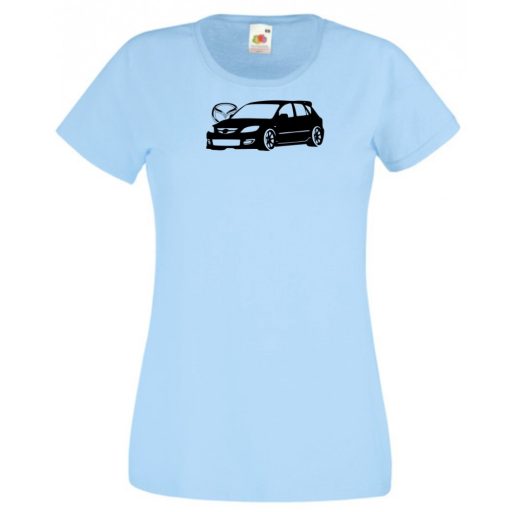 Autó fan Mazda 3 női rövid ujjú póló