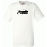 Autó fan Mazda 3 férfi rövid ujjú póló