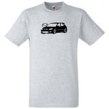 Autó fan Mazda 3 férfi rövid ujjú póló