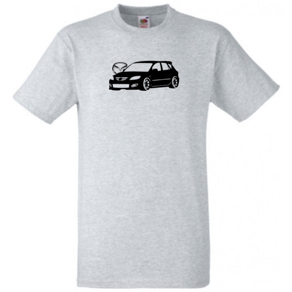 Autó fan Mazda 3 férfi rövid ujjú póló