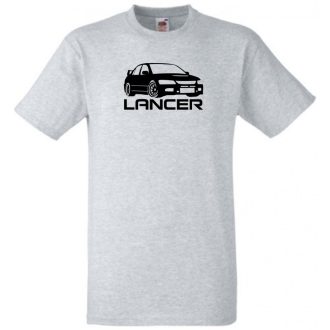 Autó fan Mitsubishi Lancer EVO férfi rövid ujjú póló