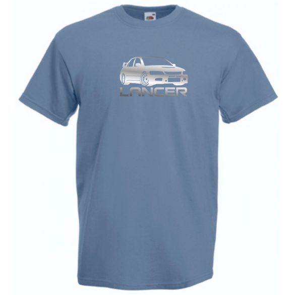 Autó fan Mitsubishi Lancer EVO férfi rövid ujjú póló
