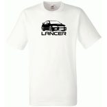Autó fan Mitsubishi Lancer EVO férfi rövid ujjú póló