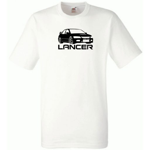 Autó fan Mitsubishi Lancer EVO férfi rövid ujjú póló