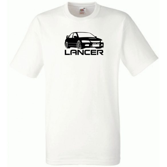 Autó fan Mitsubishi Lancer EVO férfi rövid ujjú póló