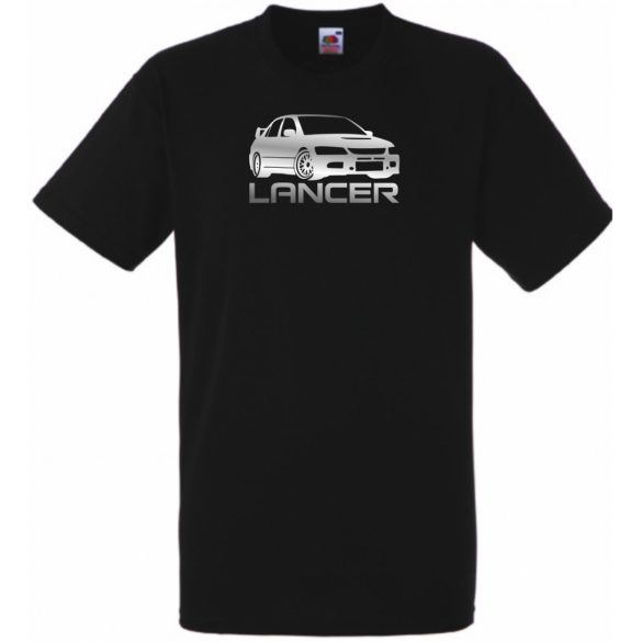 Autó fan Mitsubishi Lancer EVO férfi rövid ujjú póló