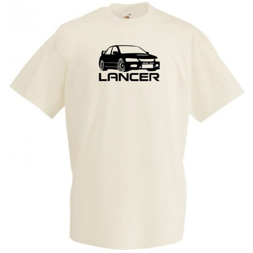 Autó fan Mitsubishi Lancer EVO férfi rövid ujjú póló