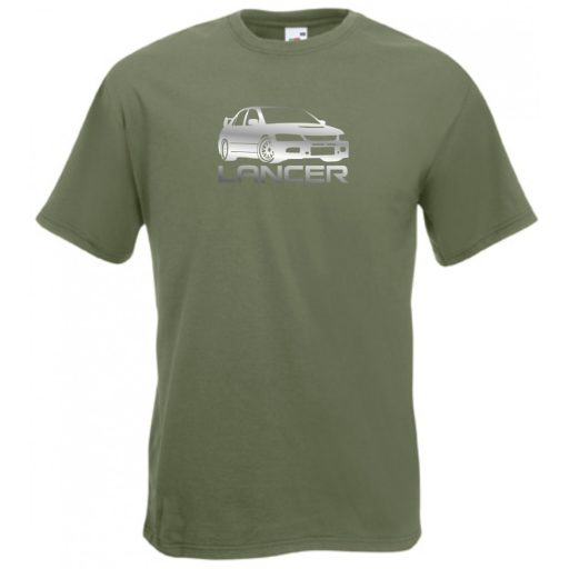 Autó fan Mitsubishi Lancer EVO férfi rövid ujjú póló