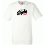 Autó fan Subaru Impreza STI minima férfi rövid ujjú póló