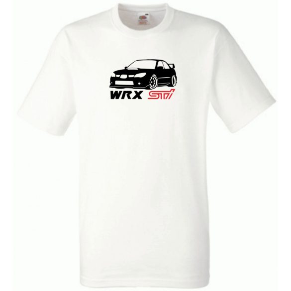 Autó fan Subaru Impreza STI minima férfi rövid ujjú póló
