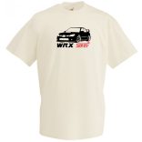 Autó fan Subaru Impreza STI minima férfi rövid ujjú póló