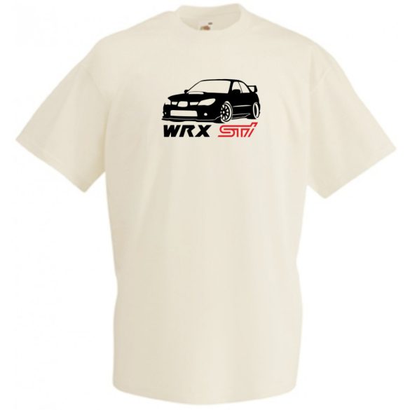 Autó fan Subaru Impreza STI minima férfi rövid ujjú póló