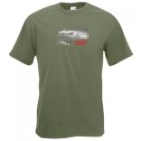 Autó fan Subaru Impreza STI minima férfi rövid ujjú póló