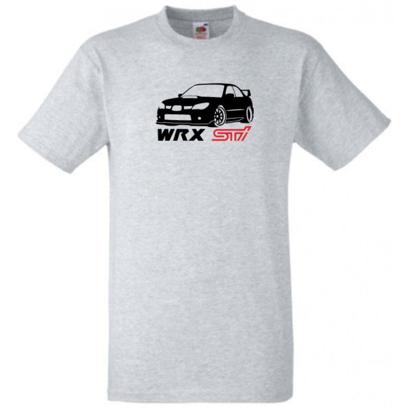Autó fan Subaru Impreza STI minima férfi rövid ujjú póló